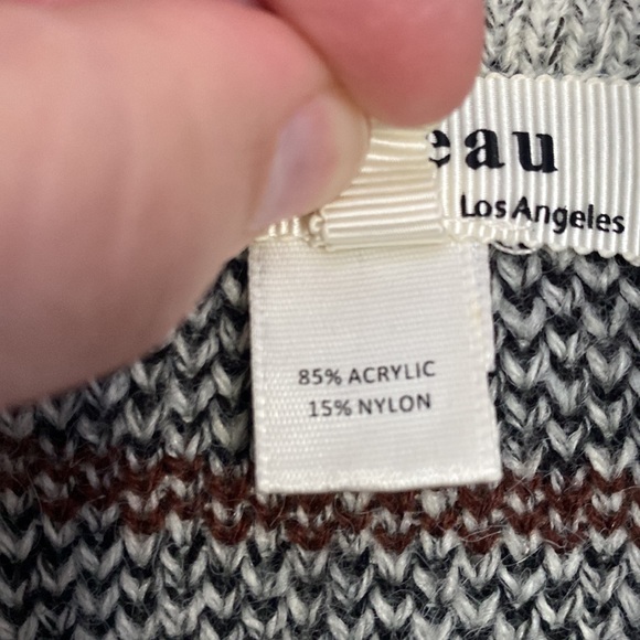 Monetau Los Angeles grey tartan cardigan - Picture 6 of 6
